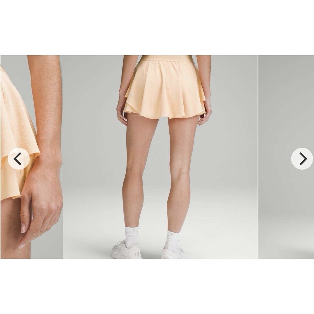 Lululemon Court Rival High-Rise Skirt *LongSummer Glow Size 12